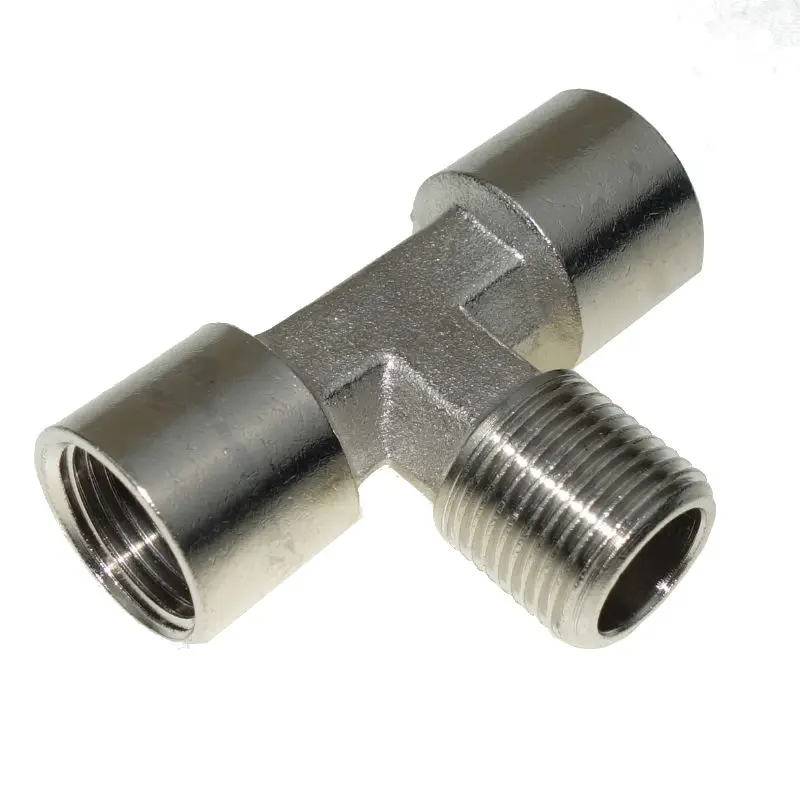 Фитинг для труб из латуни и никеля коннектор мужских веток 1/8 &quot1/4&quot 3/8 &quot1/2&quot BSPP