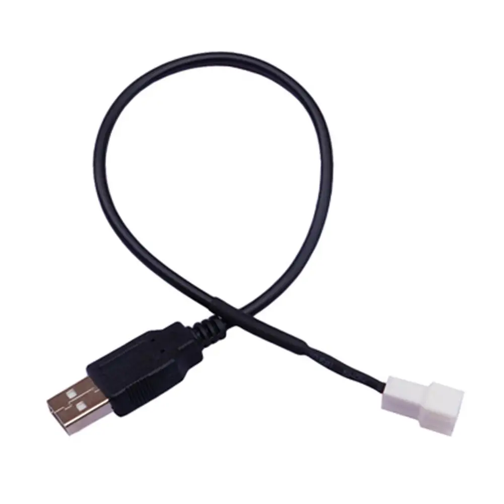Новое поступление USB папа 2 Pin чехол вентилятор адаптер Соединительный кабель для