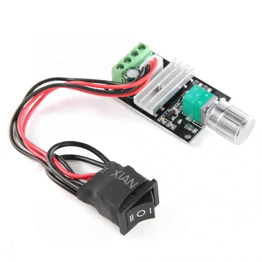 3A PWM DC 6 28V регулятор скорости электродвигателя с функцией переключения