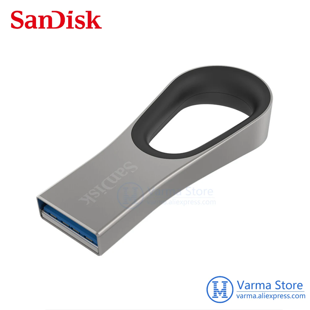 Новый SanDisk 64 GB USB3.0 U диска CZ93 металлический корпус содержит безопасное шифрование