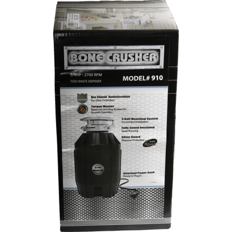 Измельчитель пищевых отходов Bone Crusher 910 (Мощность 520 Вт количество оборотов 2000
