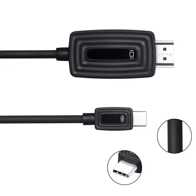 Usb C к Hdmi 4K @ 30 Гц с Hdcp совместимый Macbook Pro 2018/2017 Ipad Pro/Macbook Air 2018 Chromebook Pixel Samsung S9/S8 D |