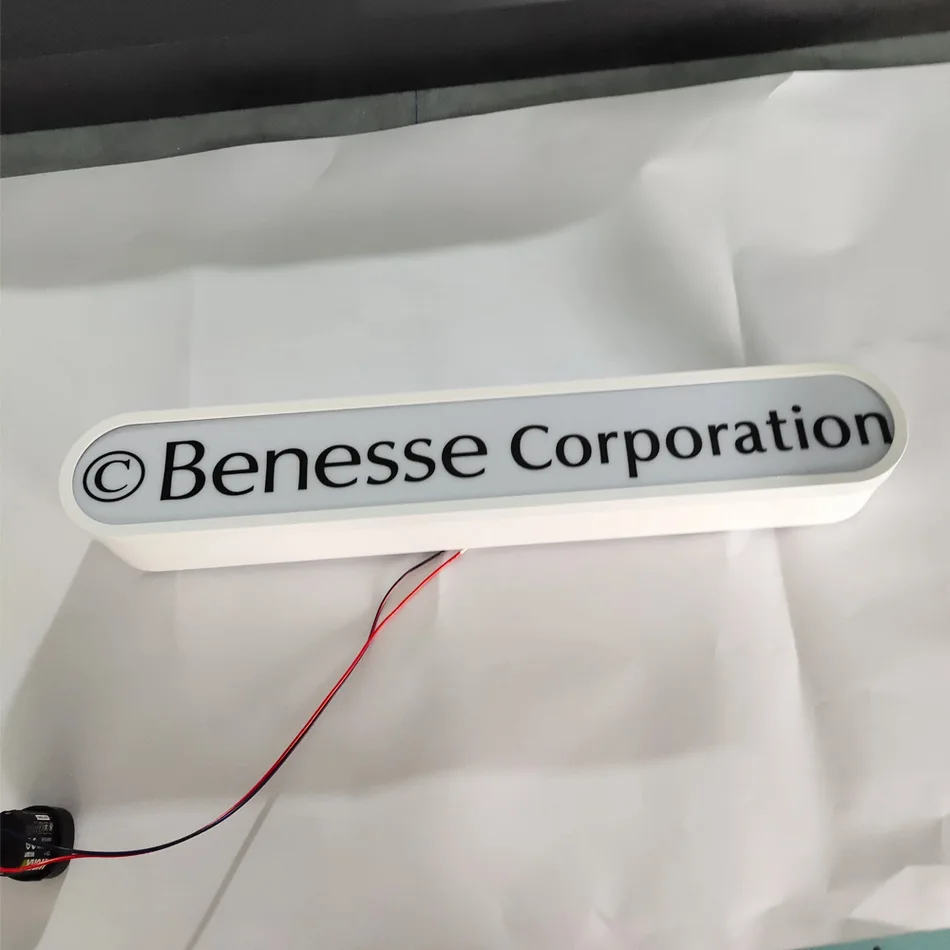 3D наружная реклама водонепроницаемый светильник вой Короб из нержавеющей стали