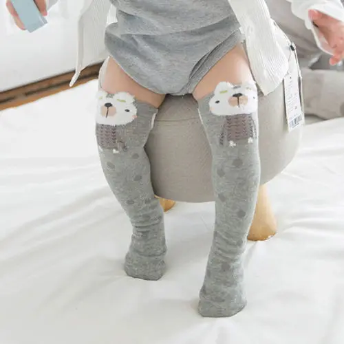 2019 бренд новорожденных для маленьких детей милые девушки чулки по колено хлопок