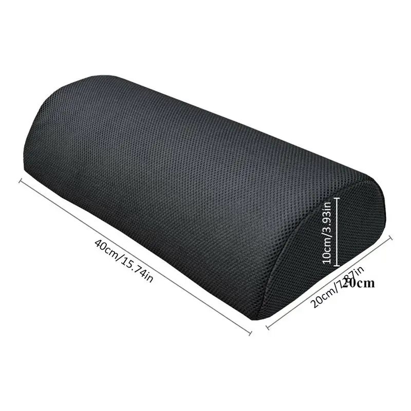 

Relax Footrest Cylinder Pillow For Office Home Travel Flight Black Color Nonslip Designed Foot Pillow Home Textile Droshipping