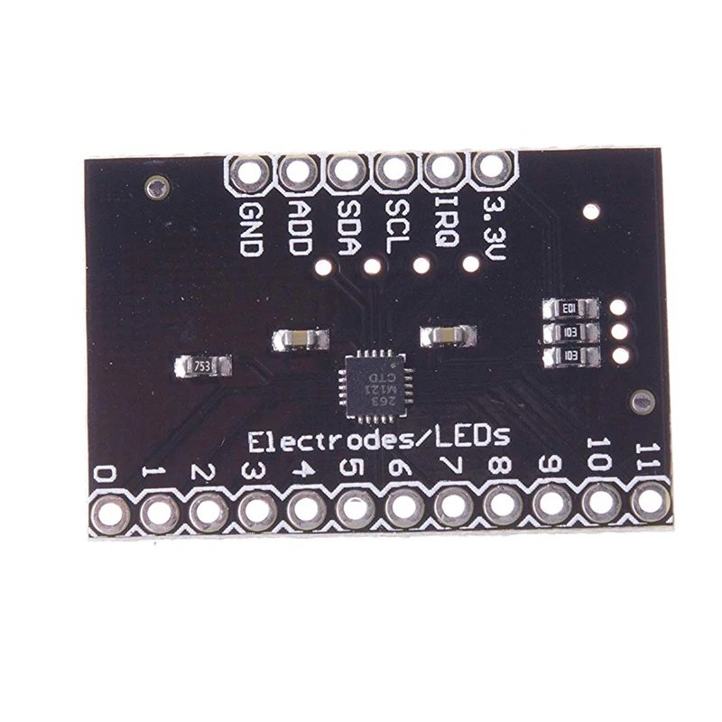 MPR121 Breakout V12 Capacitive Touch Sensor Controller Module I2C keyboard Development Board For Arduino | Электронные