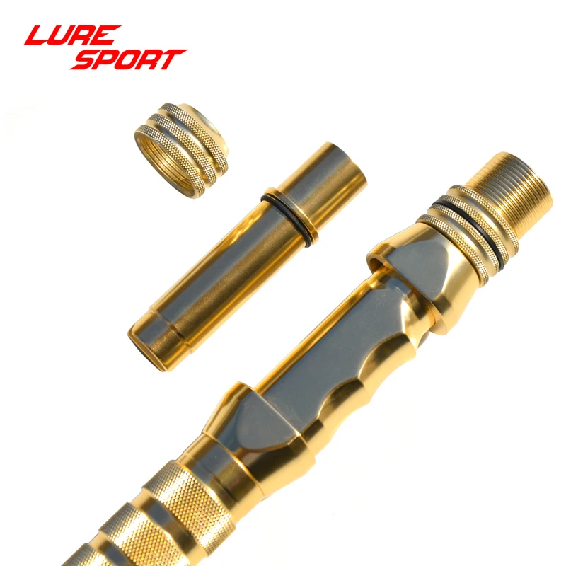 LURESPORT 47 см тяжелая работа троллинговая алюминиевая ручка в форме пальца