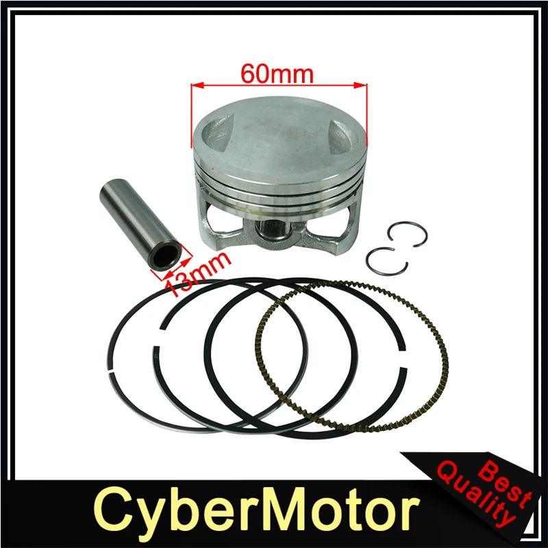 60 мм поршень 13 штифт комплект для Zongshen Z155 150cc 155cc 160cc 1P60YMJ питбайк внедорожник WPB Braaap
