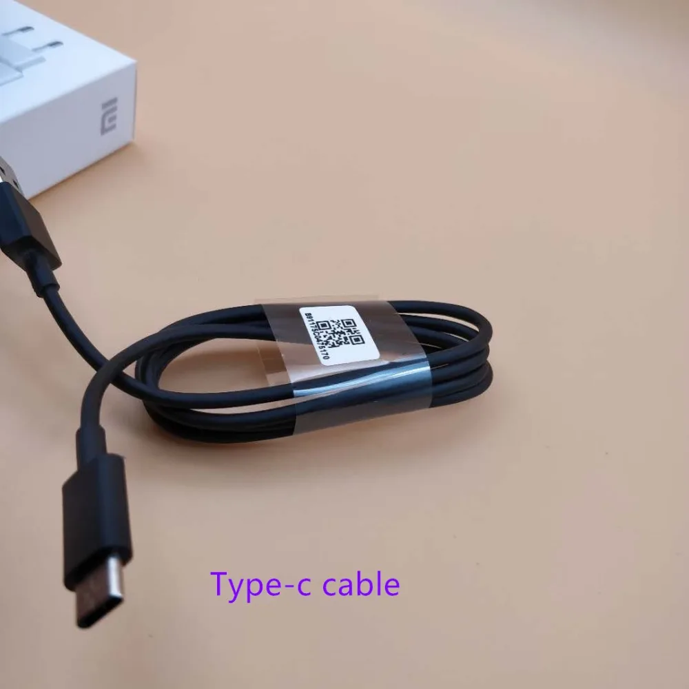 Оригинальное быстрое зарядное устройство XIAOMI 12 V 1.5A QC3.0 адаптер TYPE C кабель для