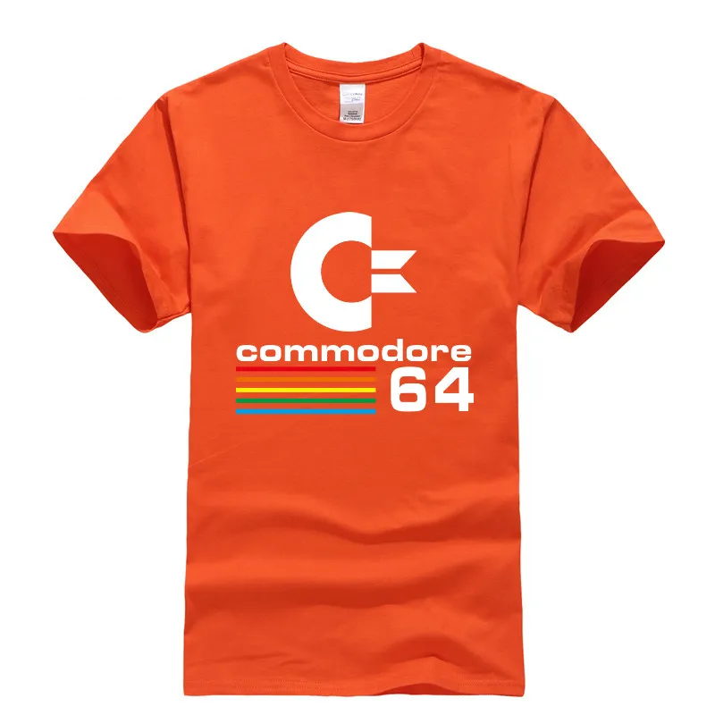 2018 летние Commodore 64 Футболки C64 SID Amiga Ретро 8-бит очень классный дизайн футболки