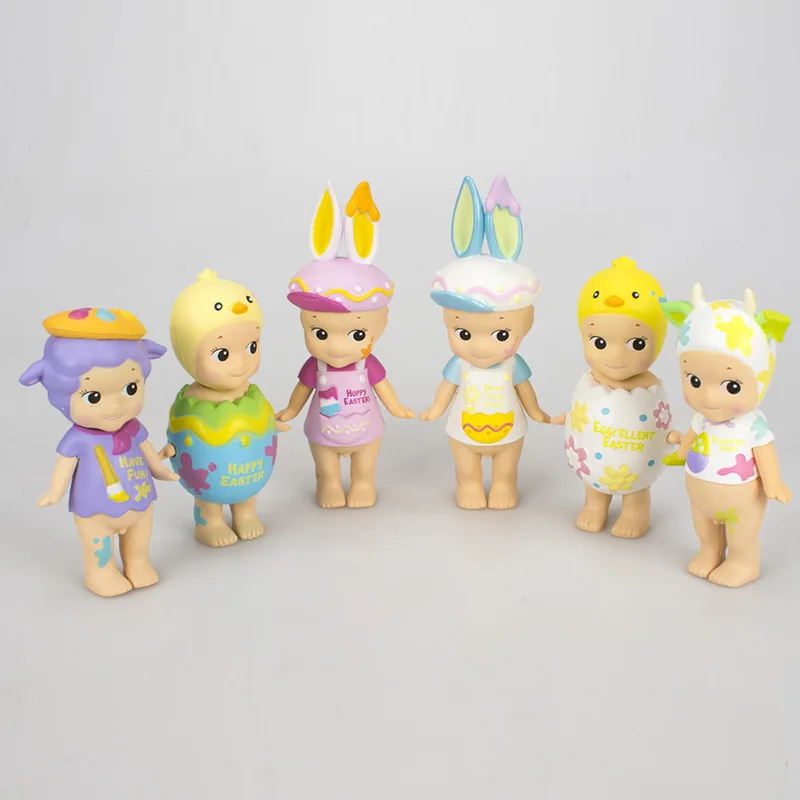 6 шт. Sonny Angel Мини Набор фигурок happy easter серия 2018 Kewpie Детские куклы милые игрушки