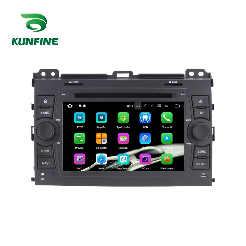 Android 9 0 Core PX6 A72 Ram 4G Rom 64G Автомобильный DVD GPS мультимедийный плеер стерео для TOYOTA PRADO