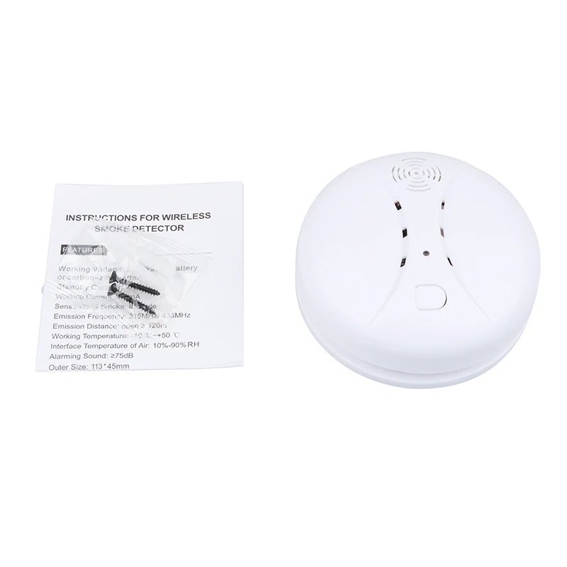 GS04 433 МГц Беспроводной детектор дыма пожарной Сенсор для G18 W18 GSM WiFi Охранная