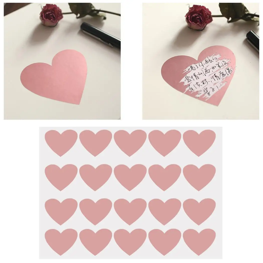 Творческие открытки специальная любовное письмо сердце-образная схема Роза