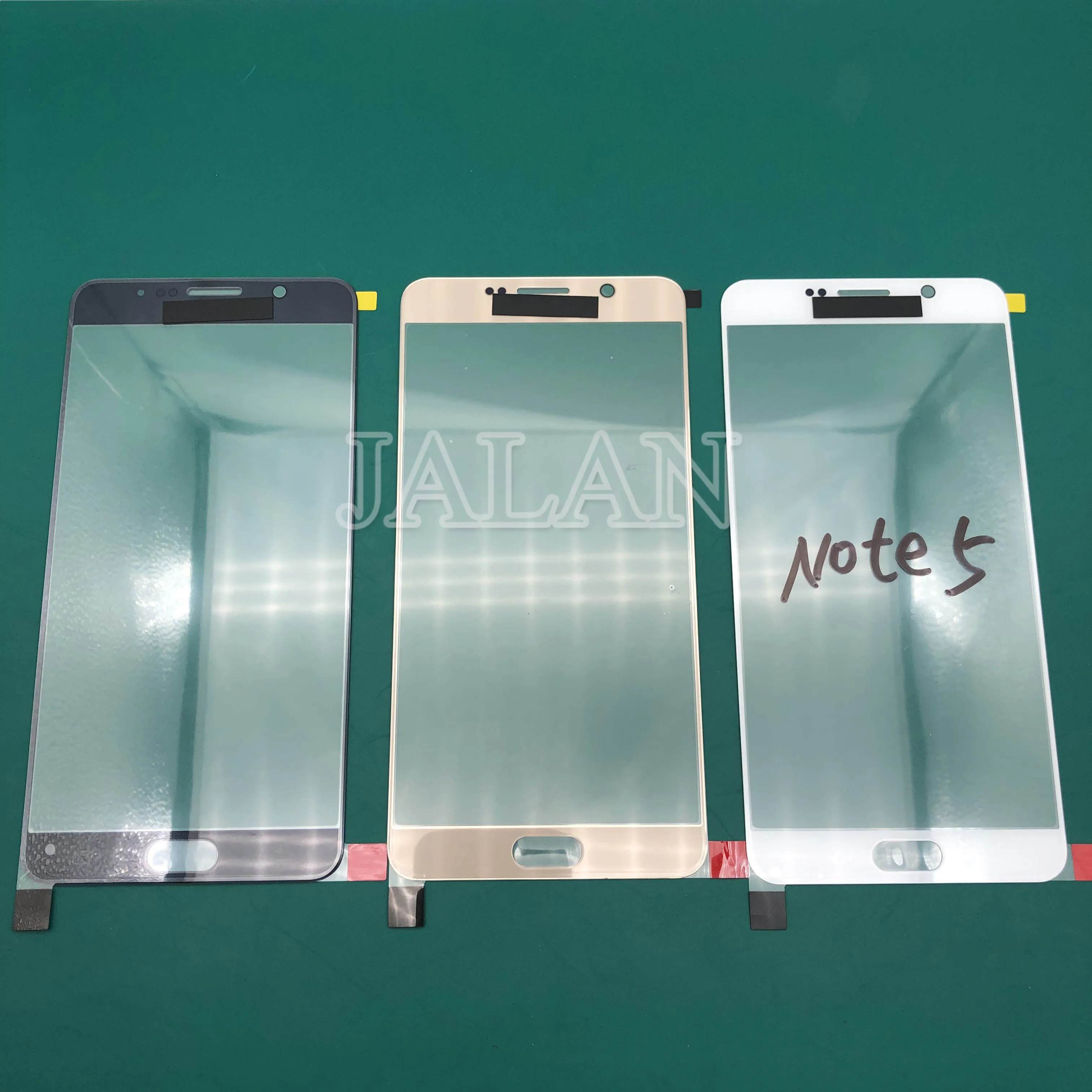 JALAN 2 шт. для Samsung Note 4 edge N915 5 N920 Сенсорная панель треснувшего стекла Замена Ремонт