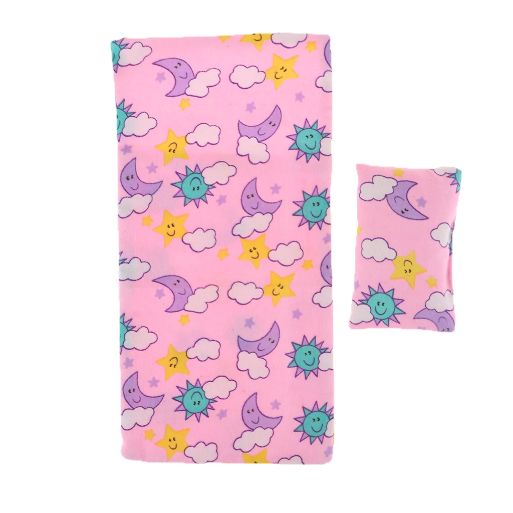 Милый кукольный домик Комплект постельного белья из 2 предметов спальный мешок и