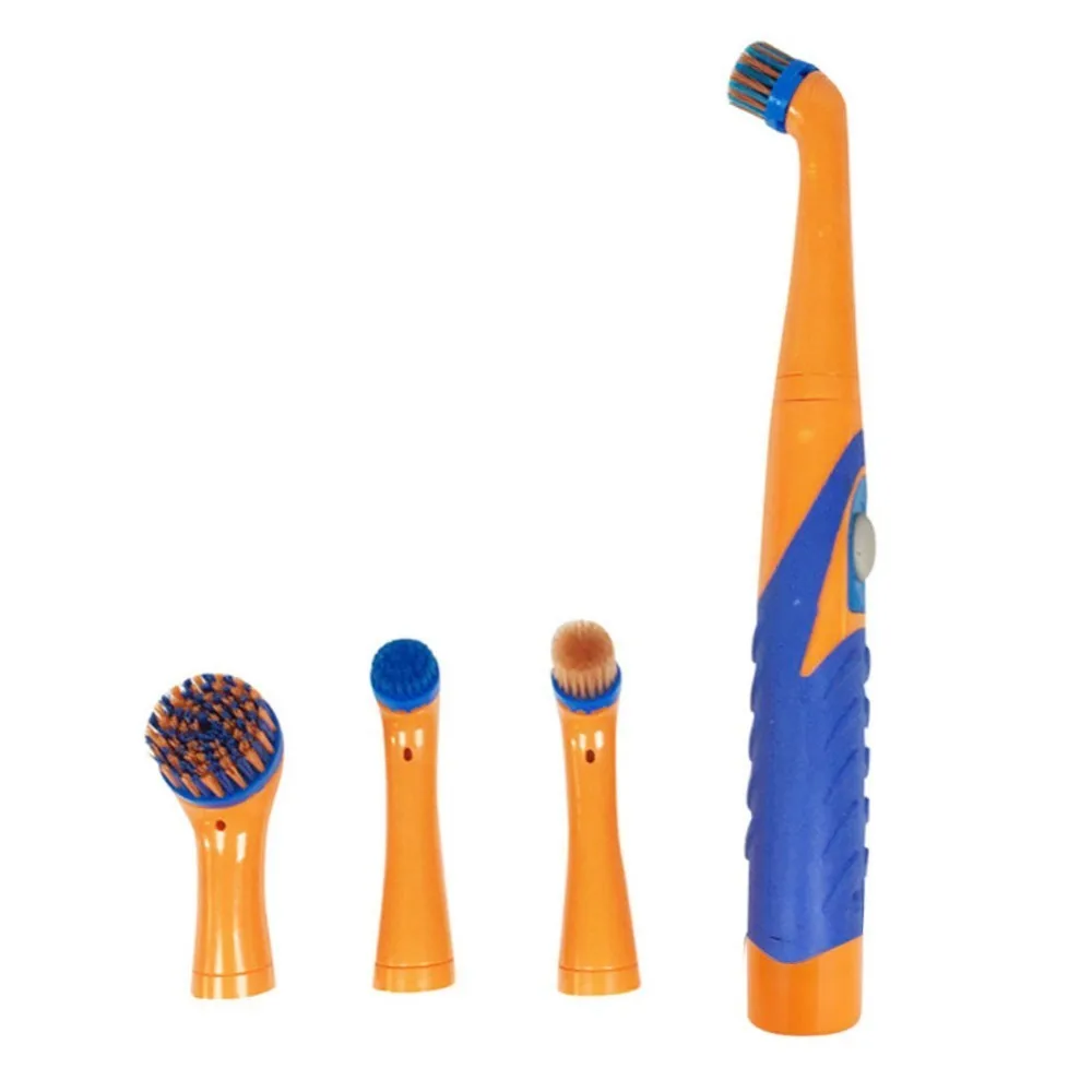 4 в 1 электрическая щетка для чистки звукового скруббера скрубберная Бытовая