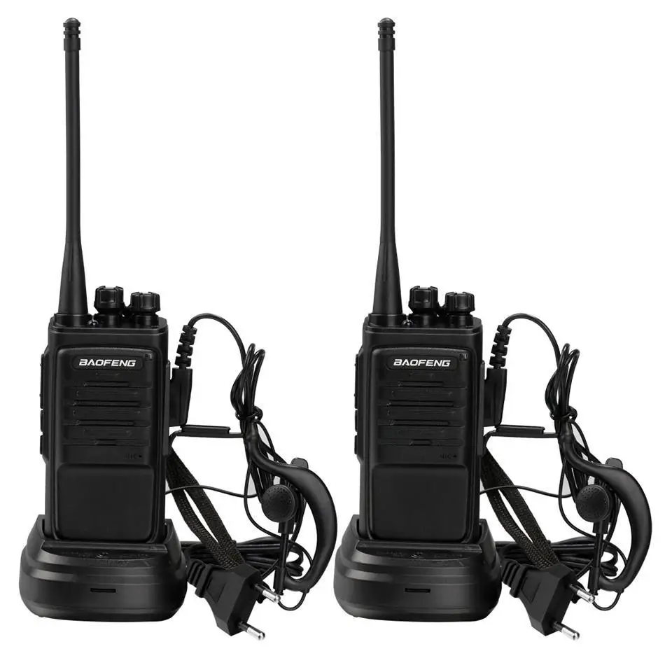 Новый BF 888S 400 470 MHz Walkie Talkie двухсторонний FCC CE RoHS радио наушник да 1500 мАч