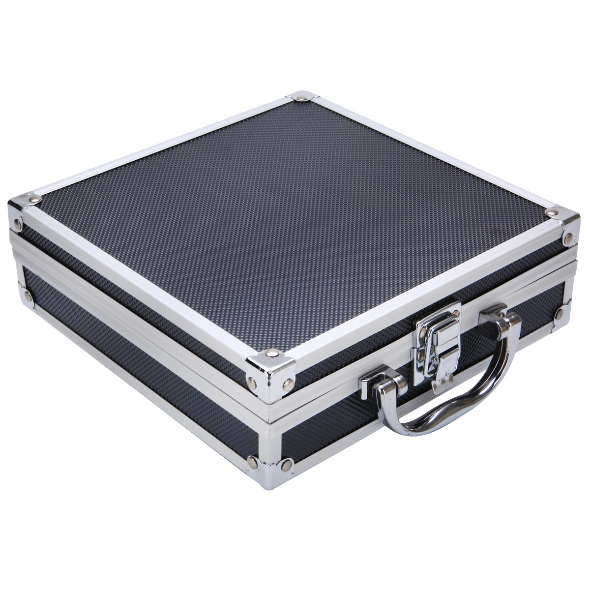 

Handheld Box Tool Aluminium Alloy Storage Flight Case Organizer With Sponge Home Storage Suitcase Box