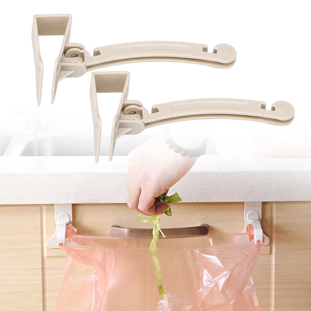 2 шт./упак. мусора крючки для сумок Пластик Вешалка стеллажи выставки товаров