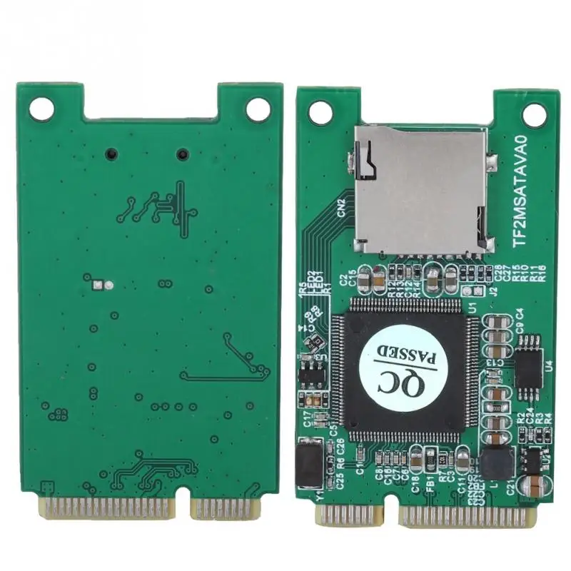 Адаптер Micro SD TF карты к Мини PCI E mSATA SSD адаптер конвертер для ПК компьютера ноутбука