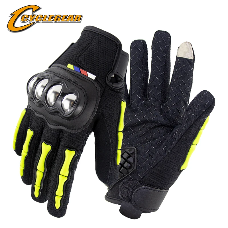 Cyclegear мотоциклетные летние перчатки с сенсорным экраном mx для мотокросса guantes para