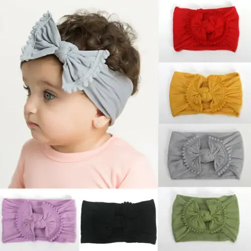 

Infant Toddler Baby Flower Headband Newborn Hair Band Girl Hair Accessories Kids Baby Girls Boys Soft Headband Bow Hair Band