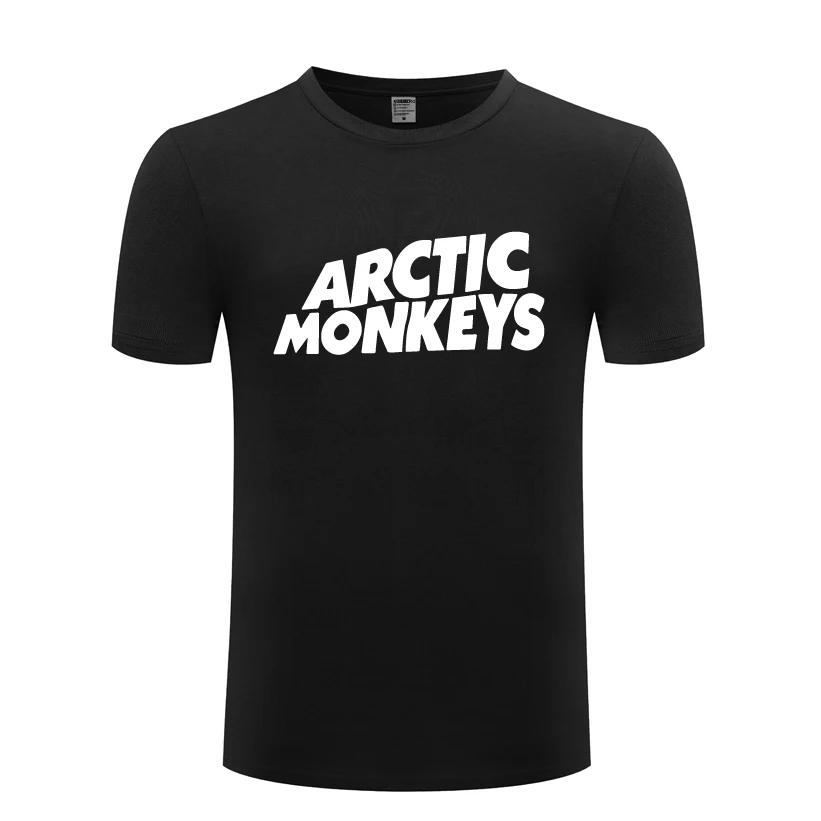 Мужская футболка Arctic Monkeys Rock Band повседневная хлопковая с коротким рукавом и