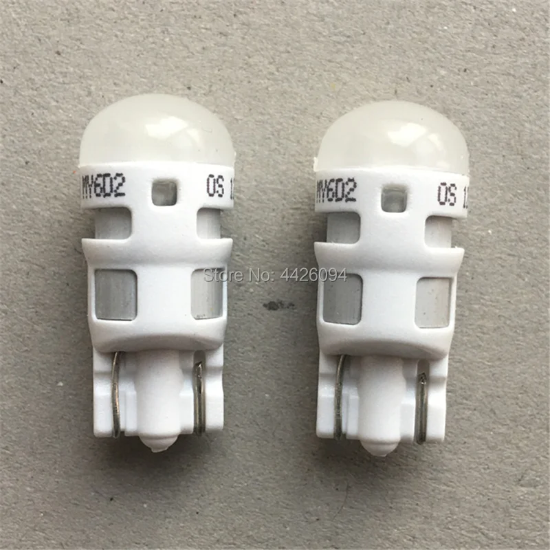 2 шт. светодиодные лампы для габаритных огней T10 2825 2880SW ширина 12791 W5W 12961|Сигнальная