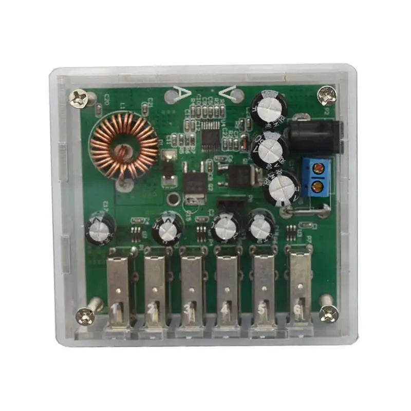 Dc10-30V Buck 5V 6 модуль зарядного устройства USB Автоматическое идентификационное