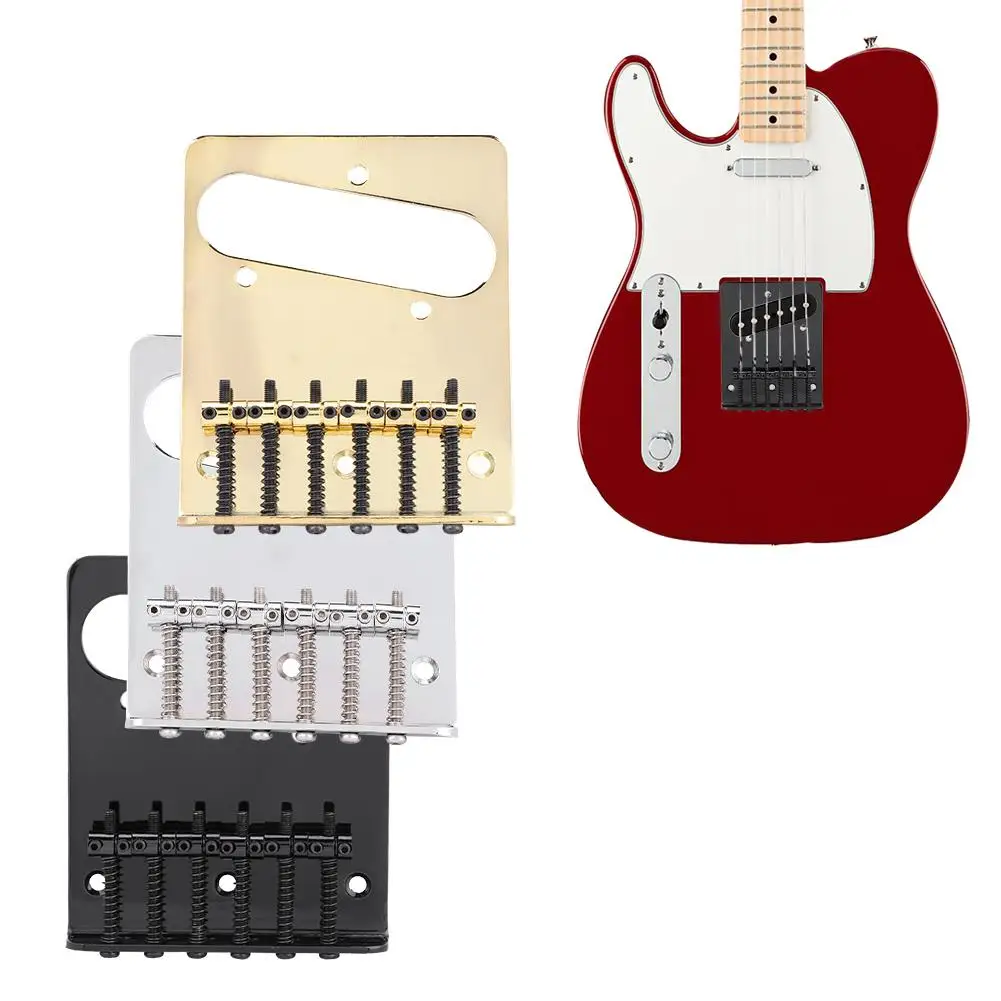 6 Saddle гитарный мост с одной катушкой слот для электрогитары TL Telecaster|Детали и