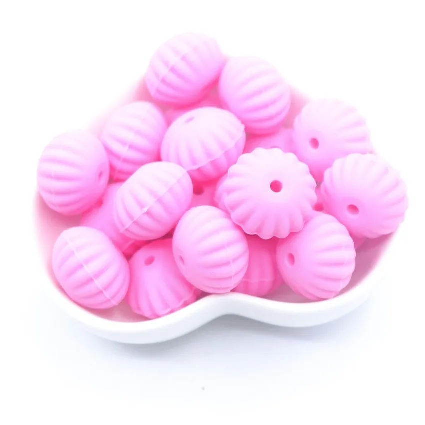 UXDXU 50 шт./лот силиконовая Тыква бусины Мини молочных зубов Chwe соска Забота о