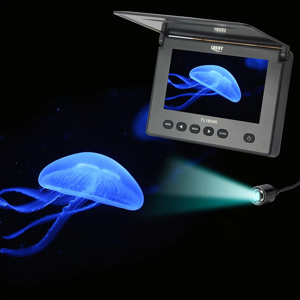 Lucky Портативный Рыбалка Камера 4 3 дюйма TFT RGB монитор IP68 Водонепроницаемая