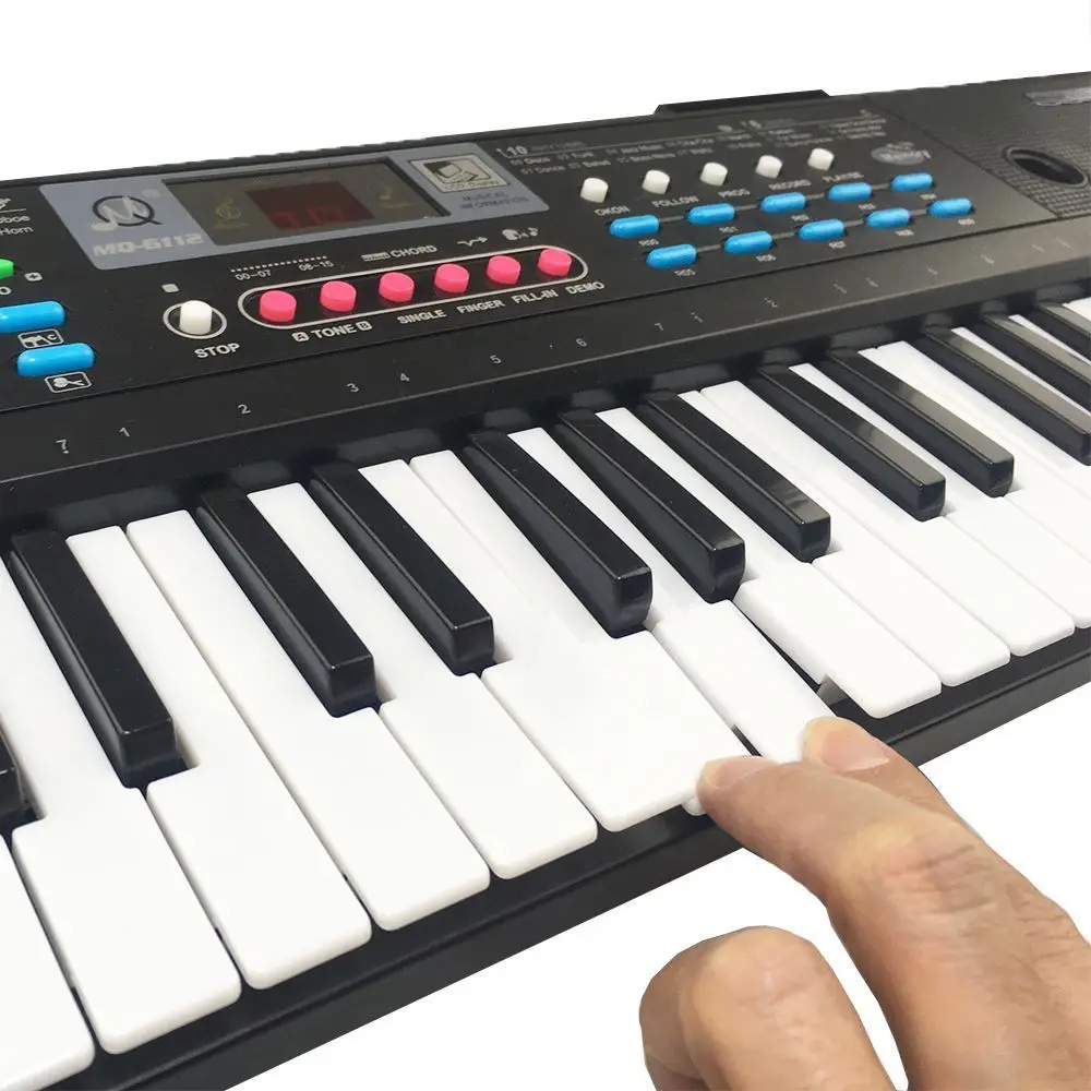 Цифровая электронная клавиатура и Микрофон HOT 61 Keys электрическая светодиодная