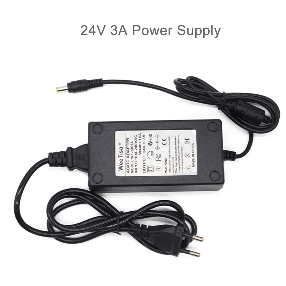 24 V адаптер питания 2A 3A 4A 5A Светодиодный источник Вольт драйвер AC 110V 220V к DC для CCTV