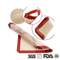 fiber glass pad baking mat baking tools non stick heat resistant durable silicon liner for bake pans