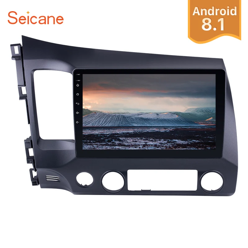 Автомагнитола Seicane Android 8 1 HD 2Din 10 дюйма Navi GPS стерео для Honda Civic 2006 2007 2008 2009 2010