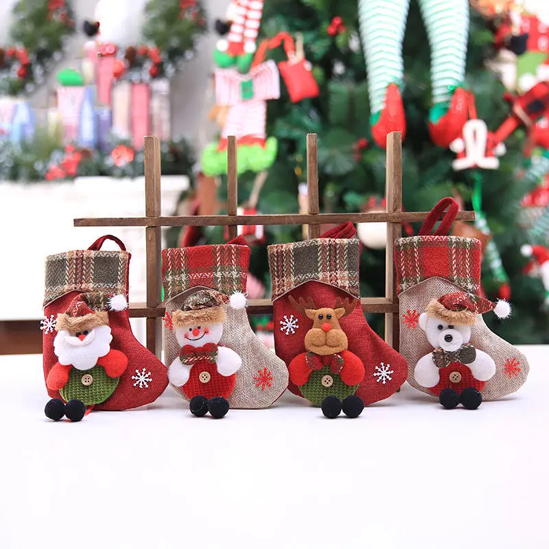 2018 Newest Hot Christmas Stocking Hanging Sock Gift Bag Party Ornament Xmas Tree UK | Дом и сад