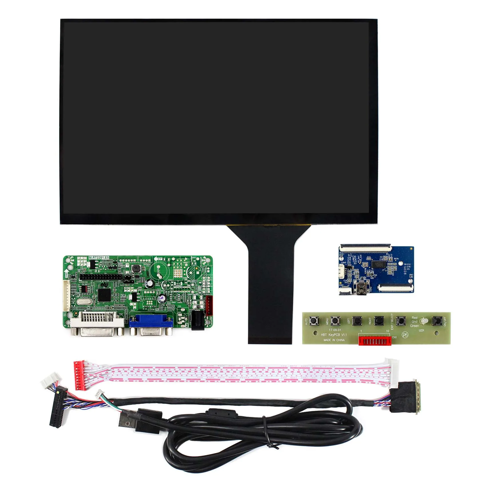 ЖК экран 10 1 дюйма B101EW05 или LP101WX1 SLP2 1280X800 с емкостной сенсорной панелью платой