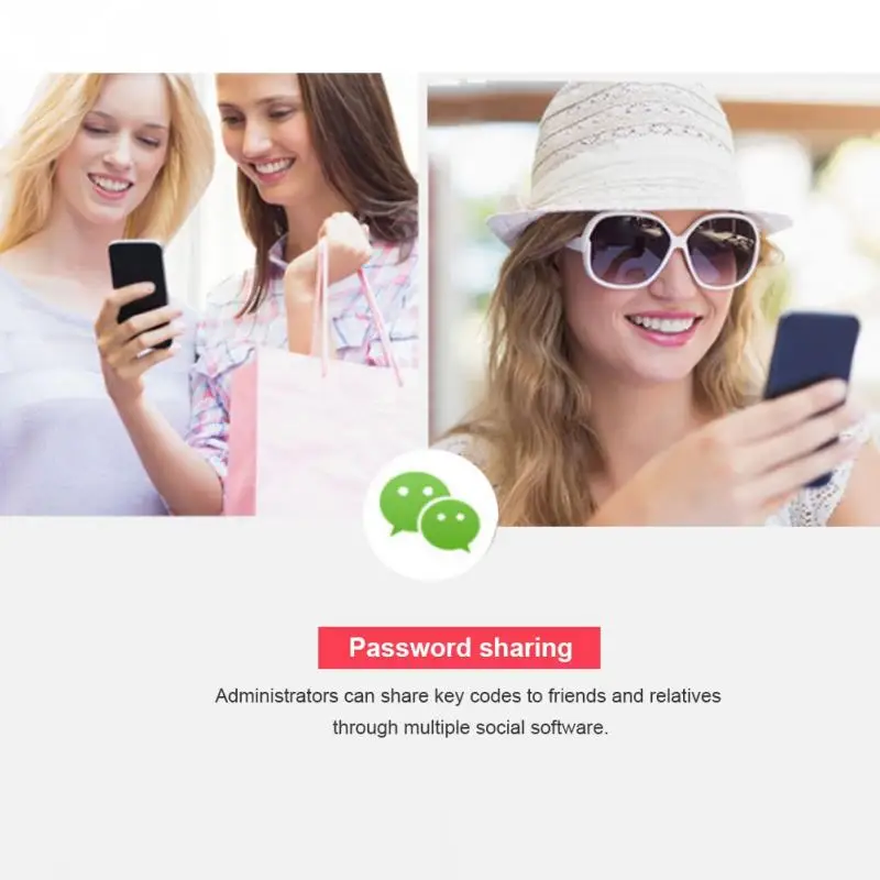 Интеллектуальный замок с управлением доступом приложение для смартфона Bluetooth