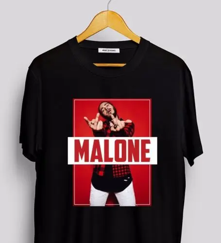 2019 хлопок с коротким рукавом футболки мужская одежда POST MALONE новая футболка M/F