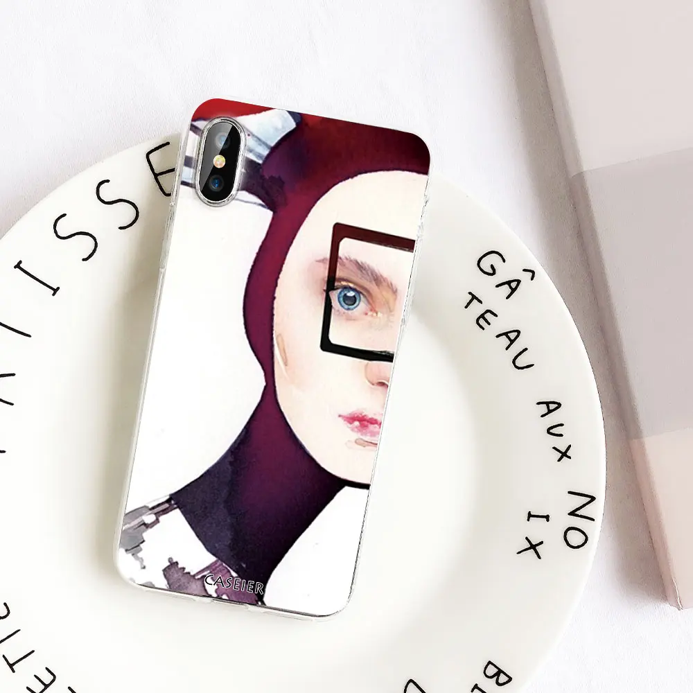 CASEIER чехол для телефона с абстрактным узором iPhone 6 6S 7 8 Plus X XS Max XR 5S художественный
