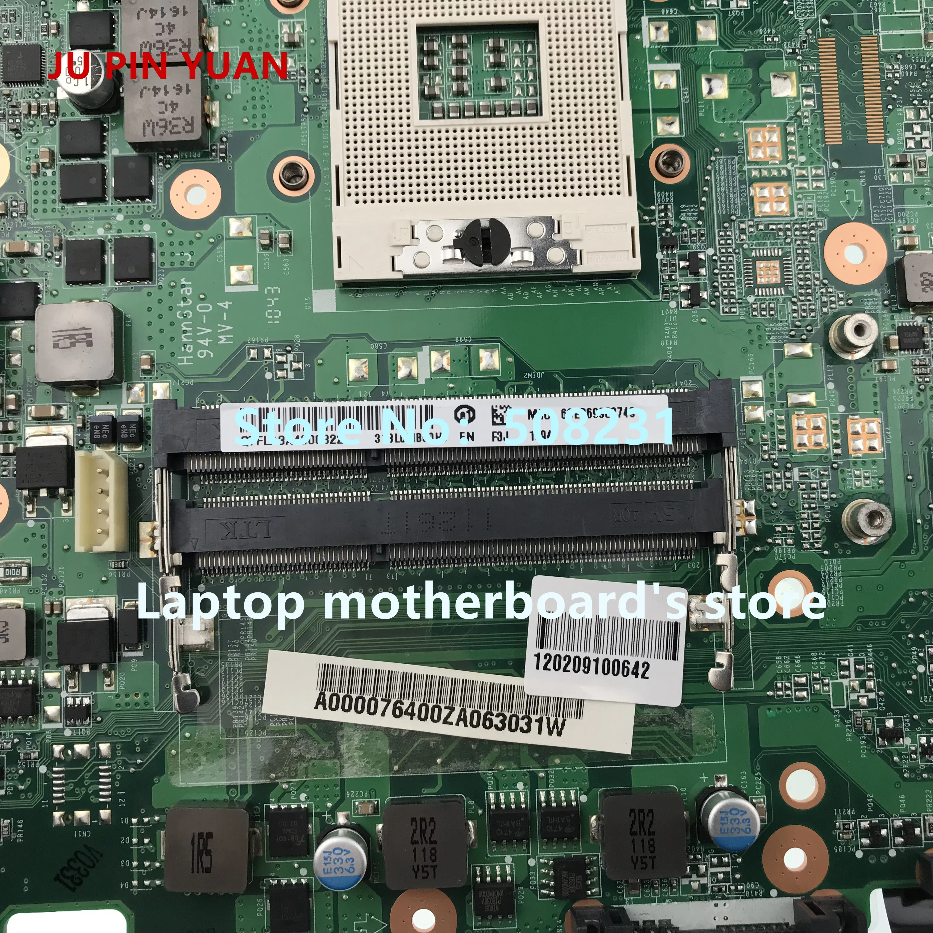 Материнская плата JU PIN YUAN A000076400 DABL6DMB8F0 для ноутбука toshiba satellite L650 L655 материнская
