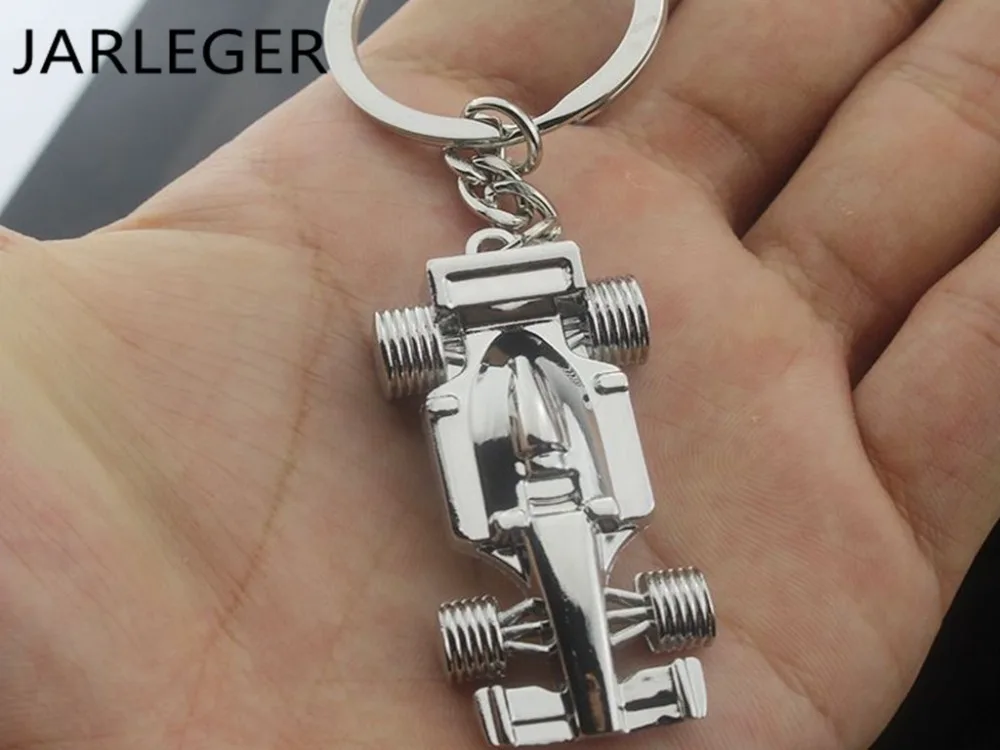 Фото Автомобильный Стайлинг модный металлический брелок для ключей с гоночной