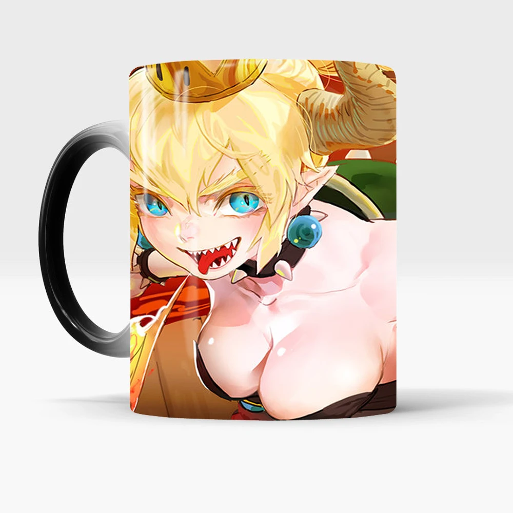 Bowsette Coffee Magic Color Changing Mug Best Gift for Your Friends | Дом и сад