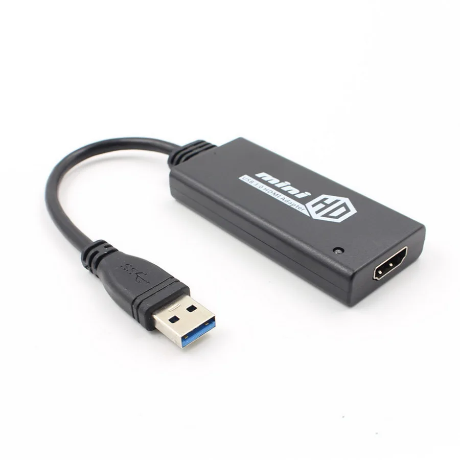 50 шт. кабель-преобразователь USB 1080 папа-HDMI мама P кабель внешняя Видеокарта