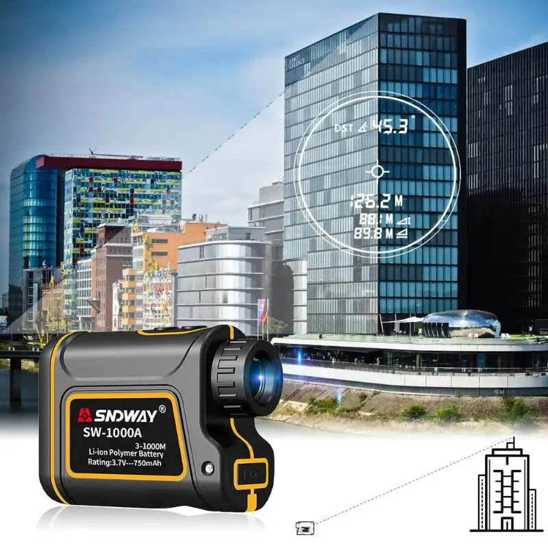 Монокулярный телескоп Alloet SNDWAY IP54 750 мАч Многофункциональный наружный ручной