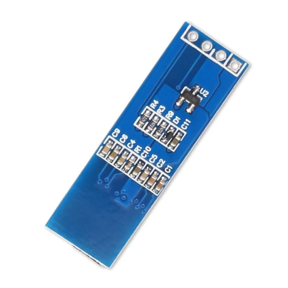 ЖК дисплей 0 91 дюйма 128x32 IIC I2C синий OLED DIY модуль SSD1306 Драйвер IC DC 3 В 5 для Arduino