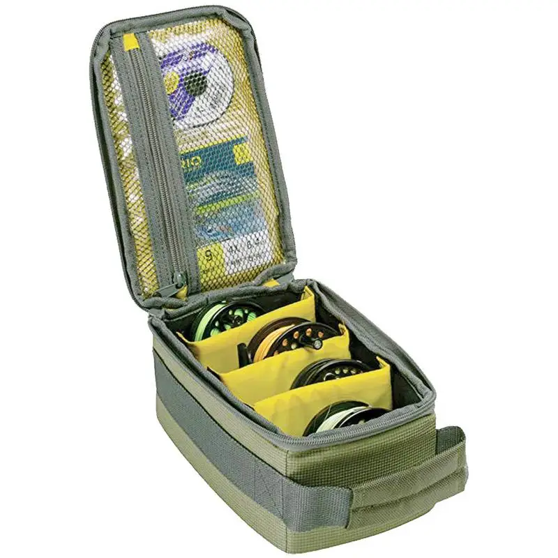 

New Fishing Box Reel Bait Line Pack 4-Layer 600D Oxford Cloth Dual Zipper Outdoor Storage Case Container For Line Bait Fishhook