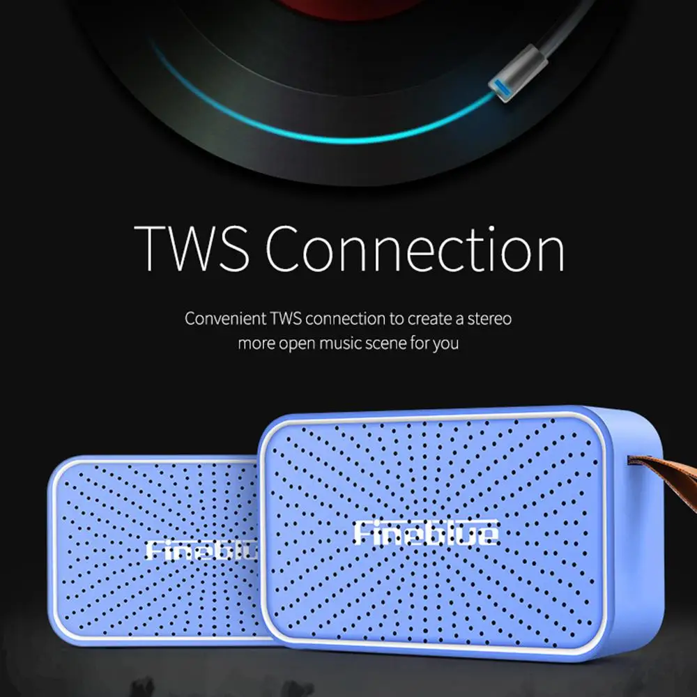 Мини HiFi Bluetooth динамик мини открытый беспроводной многофункциональный TWS Couplet s